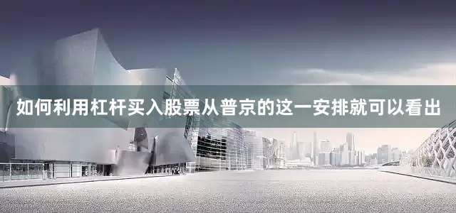 如何利用杠杆买入股票从普京的这一安排就可以看出